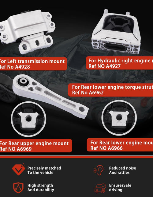 Load image into Gallery viewer, QRYIPPDM Engine Motor Mount Set for Ford Focus 2.0L Auto 2000-2004
