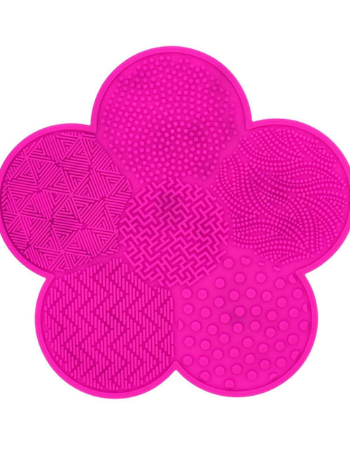 Load image into Gallery viewer, OUYFBO Makeup Brush Cleaning Pad 2 Pack Silicone Cleaner Mat w Suction
