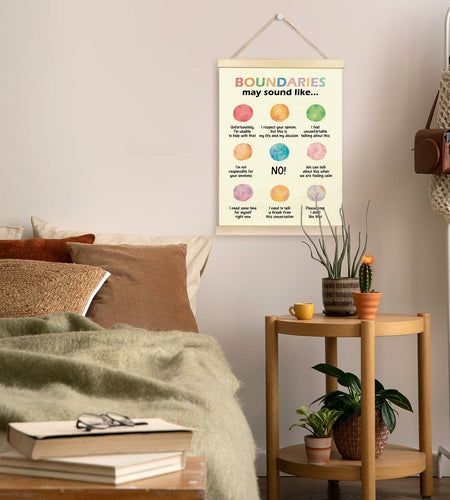 TAEDIN Mental Health Wall Art Poster Hanger Frame School Psychologist