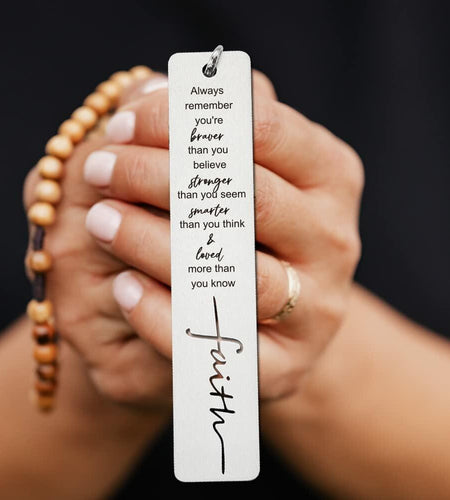 Faith Bookmarks Christian Gift for Women Teachers Readers Friends