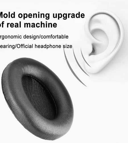 Replacement Earpads for Sony WH-1000XM4 Added Thickness Noise Isolation