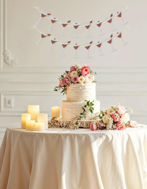 Load image into Gallery viewer, Espresso Martini Banner A Tini Bit Older Birthday Martini Party Decor
