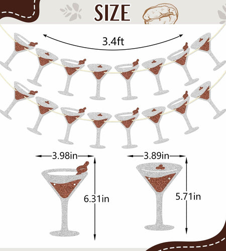 Espresso Martini Banner A Tini Bit Older Birthday Martini Party Decor