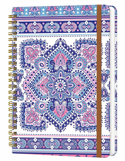 Load image into Gallery viewer, WLPFSAHF A5 Hardcover Spiral Journal Notebook Lined 120 Pages Bohemian
