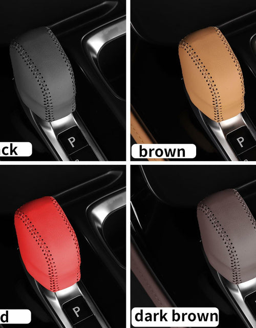 Load image into Gallery viewer, Dragon Art Leather Gear Shift Knob Cover for Lexus NX RX 2022-2023
