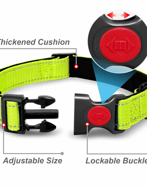 Load image into Gallery viewer, Htnlbqy Dog Leash Large Nylon Reinforced Reflective 5FT Bright Green
