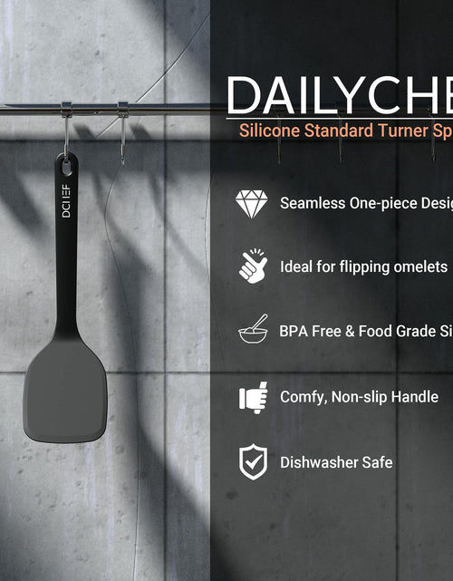 Load image into Gallery viewer, Dailychef Large Silicone Turner Spatula 600°F Heat Resistant Nonstick
