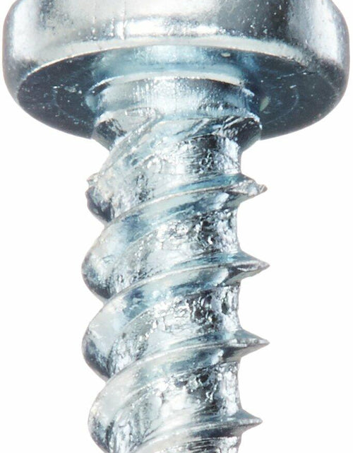 Load image into Gallery viewer, Small Parts Steel Thread Rolling Screw #2-28 3/16" Zinc Plated 100 Pack
