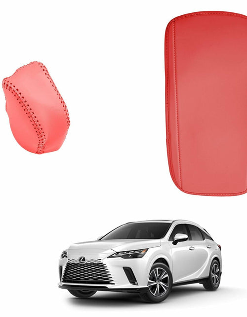Load image into Gallery viewer, Dragon Art Leather Gear Shift Knob Cover for Lexus NX RX 2022-2023
