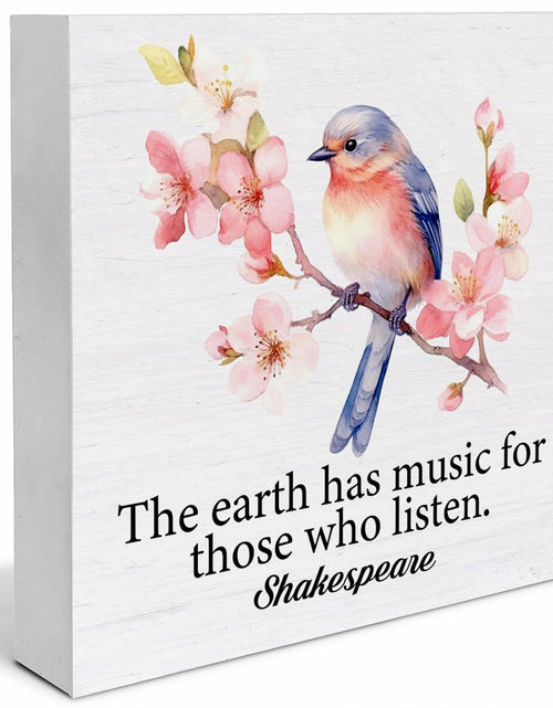 Load image into Gallery viewer, SOFEGY Inspirational Desk Decor Motivational Quote Wood Block Plaque 5x5 Inch
