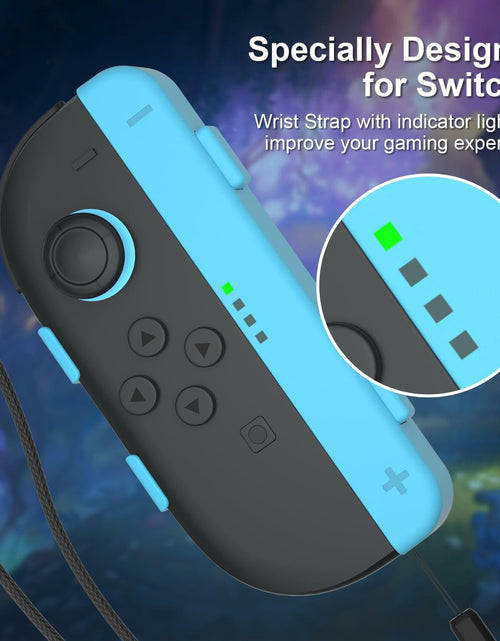 Load image into Gallery viewer, Gamorek Wrist Strap for Switch 2 Joy Con Controller 2 Pack Blue Orange
