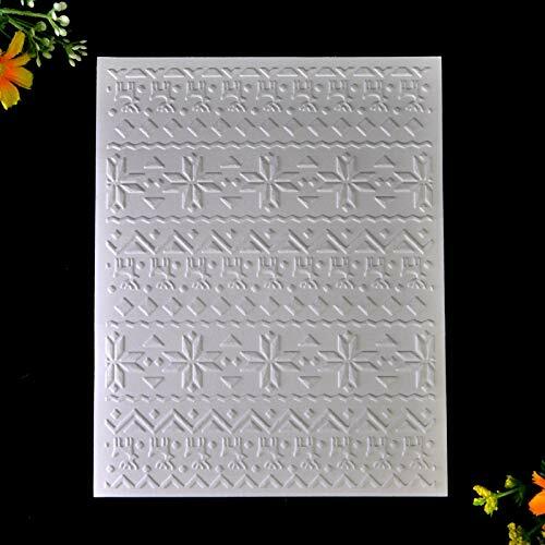 Load image into Gallery viewer, DDOUJOY Snowflake Deer Christmas Plastic Embossing Folder for Card Making
