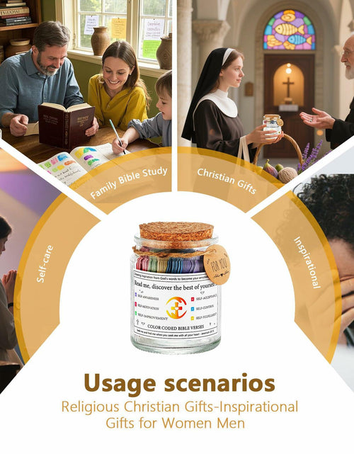 Load image into Gallery viewer, Prayer Cards Bible Verse Jar Spiritual Christian Gift Personal Growth
