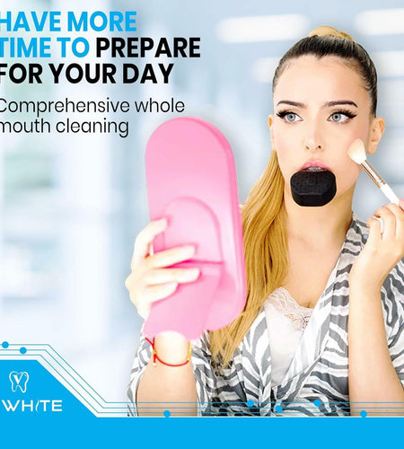 VWHITE U Shaped Replacement Head Ultrasonic Toothbrush White Adult Soft Silicone