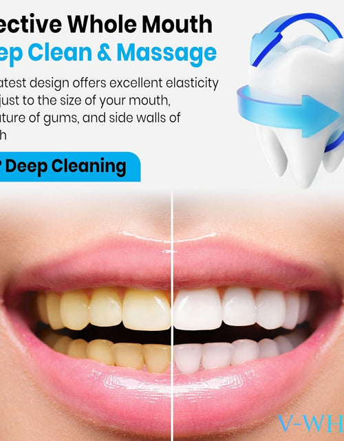 Load image into Gallery viewer, VWHITE U Shaped Replacement Head Ultrasonic Toothbrush White Adult Soft Silicone
