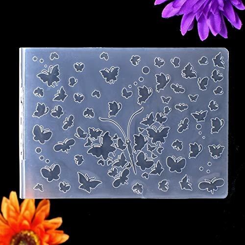 Load image into Gallery viewer, DDOUJOY Plastic Embossing Folders Flowers Leaves Butterfly 4pcs for Crafts
