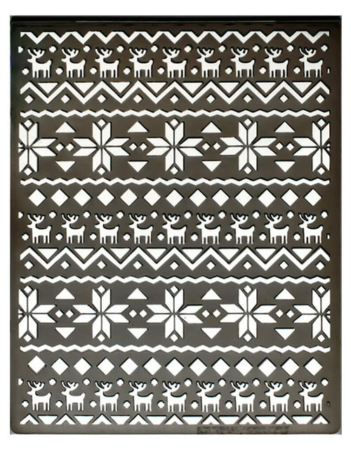Load image into Gallery viewer, DDOUJOY Snowflake Deer Christmas Plastic Embossing Folder for Card Making
