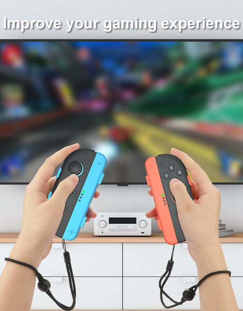 Load image into Gallery viewer, Gamorek Wrist Strap for Switch 2 Joy Con Controller 2 Pack Blue Orange
