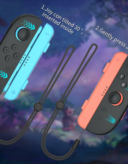 Load image into Gallery viewer, Gamorek Wrist Strap for Switch 2 Joy Con Controller 2 Pack Blue Orange
