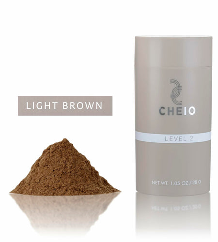 Cheio Hair Thickening Fibers Keratin Level 2 Light Brown 30g Bald Spots