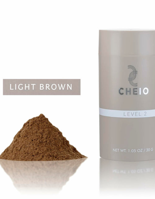 Load image into Gallery viewer, Cheio Hair Thickening Fibers Keratin Level 2 Light Brown 30g Bald Spots
