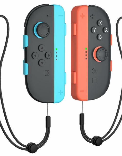 Load image into Gallery viewer, Gamorek Wrist Strap for Switch 2 Joy Con Controller 2 Pack Blue Orange
