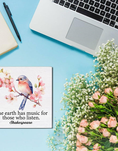 Load image into Gallery viewer, SOFEGY Inspirational Desk Decor Motivational Quote Wood Block Plaque 5x5 Inch
