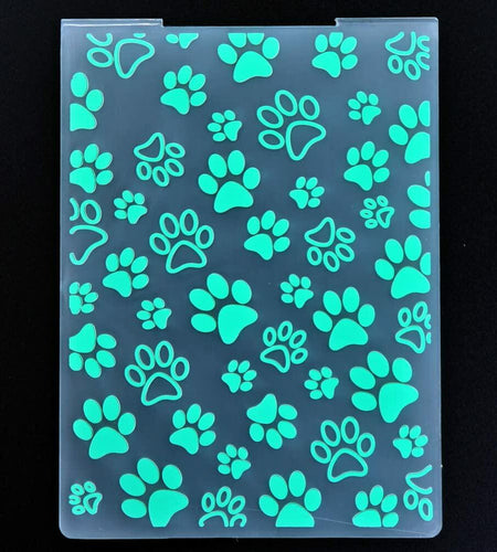 DDOUJOY 8pcs Embossing Folders Cat Paw Pineapple Tree Colorful Plastic