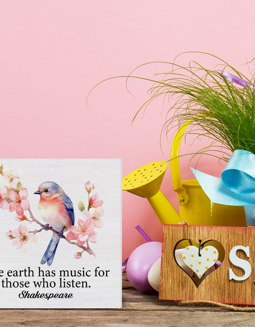 Load image into Gallery viewer, SOFEGY Inspirational Desk Decor Motivational Quote Wood Block Plaque 5x5 Inch
