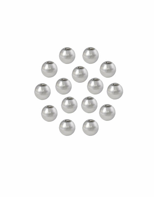 Load image into Gallery viewer, JUIFUTIME Tungsten Slotted Fly Tying Beads 4.0mm Black Nickel 100pcs
