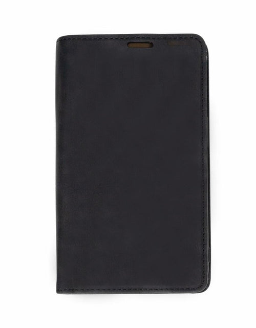 Load image into Gallery viewer, MOJO-HOME Notepad Wallet Phone Case w Pen for iPhone 13 Pro Black
