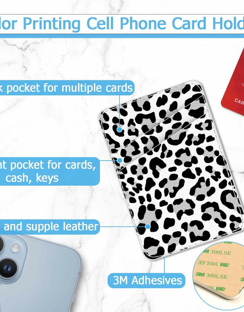 Load image into Gallery viewer, TIHYWR Leather Phone Wallet Card Holder Green Faux Leather Floral
