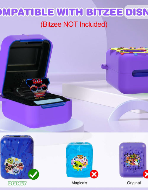 Load image into Gallery viewer, SKRVGOJFG Bitzee Disney Silicone Protective Case Purple with Lanyard

