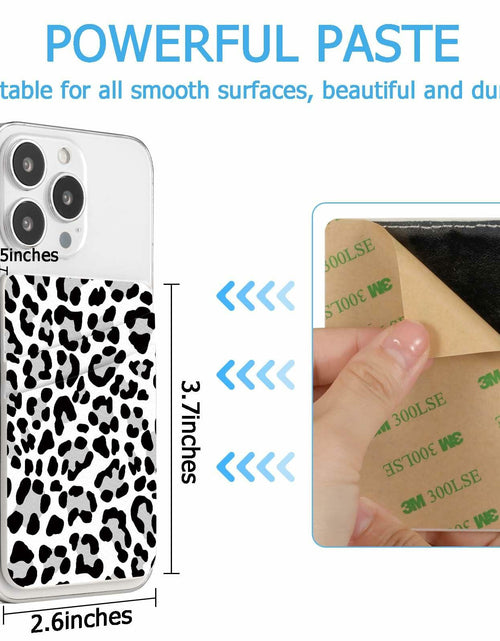 Load image into Gallery viewer, TIHYWR Leather Phone Wallet Card Holder Green Faux Leather Floral
