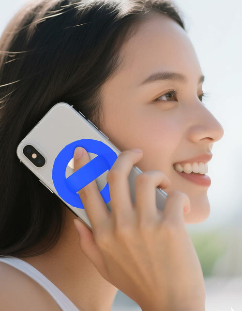 Load image into Gallery viewer, HZZADZXW Silicone Phone Grip Detachable Holder Comfy Loop Blue
