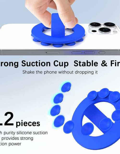 Load image into Gallery viewer, HZZADZXW Silicone Phone Grip Detachable Holder Comfy Loop Blue
