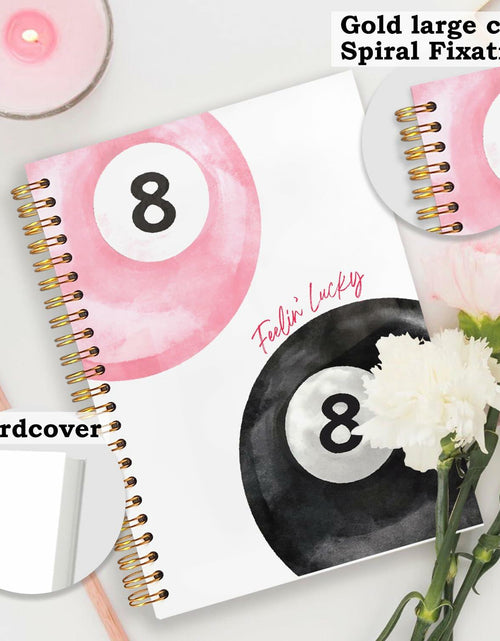 Load image into Gallery viewer, SNNDER Inspirational Notebook Hardcover Pink 5.5x8.3 Inch
