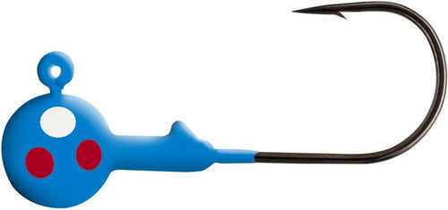 Load image into Gallery viewer, Northland Tackle Gum-Ball Jig 1/4 OZ #2/0 HK 1.625" Blue Wonder 12 Pack
