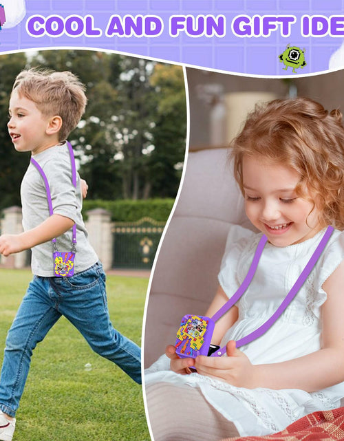 Load image into Gallery viewer, SKRVGOJFG Bitzee Disney Silicone Protective Case Purple with Lanyard
