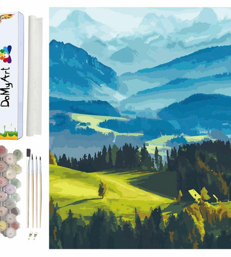 DoMyArt Paint by Numbers Kit Adult Beginner DIY Acrylic Nature 12x16 Framed