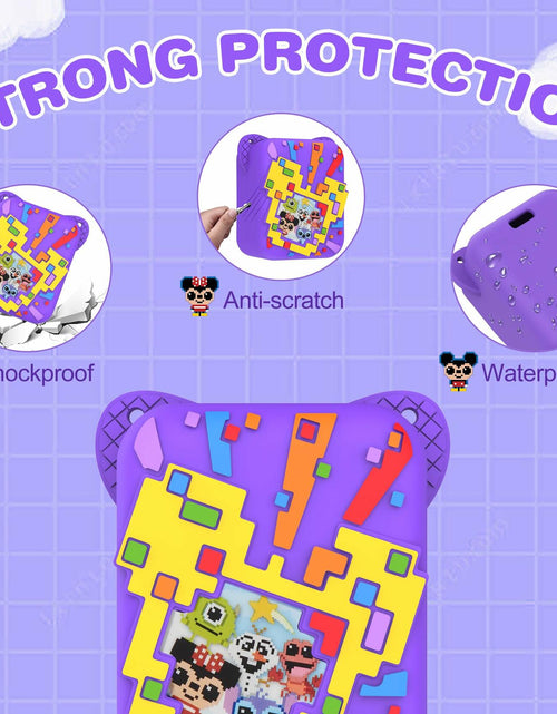 Load image into Gallery viewer, SKRVGOJFG Bitzee Disney Silicone Protective Case Purple with Lanyard
