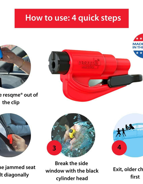Load image into Gallery viewer, RESQME The Original Keychain Car Escape Tool, Made in USA, unisex-adult,
