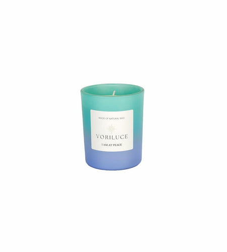 Voriluce Intention Scented Candle I AM at Peace Blue Lily 5.3oz Soy Wax