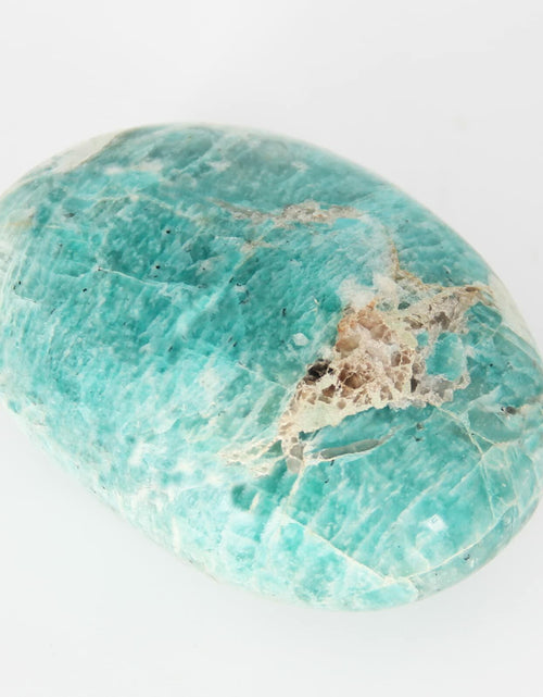 Load image into Gallery viewer, Orientrea Amazonite Palm Stone Smooth Pocket Healing Crystal 1 Pc

