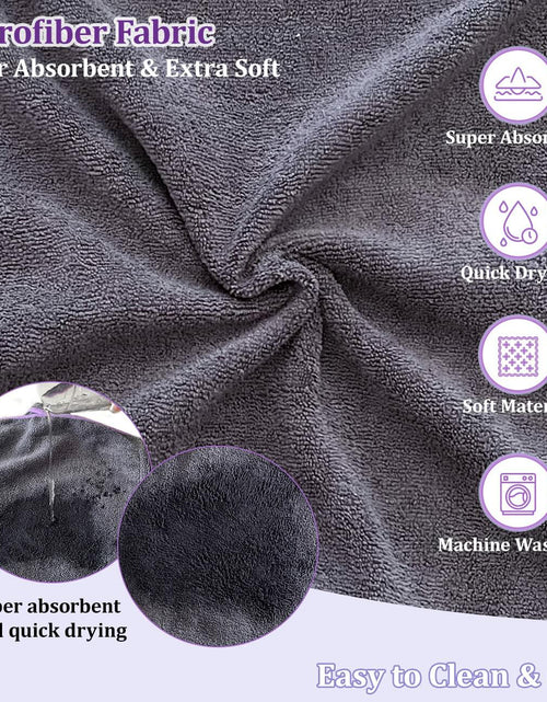 Load image into Gallery viewer, Periflowin Dog Drying Coat Bathrobe Towel Microfiber Blue-1 Size M
