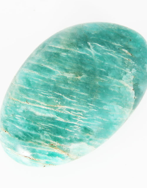 Load image into Gallery viewer, Orientrea Amazonite Palm Stone Smooth Pocket Healing Crystal 1 Pc
