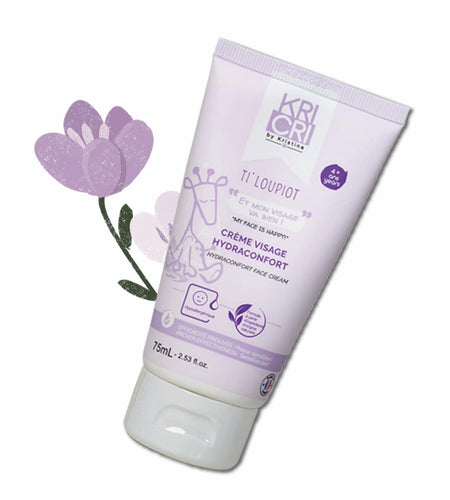 Kricri Children Face Moisturizer Plant Based for Dry Sensitive Skin