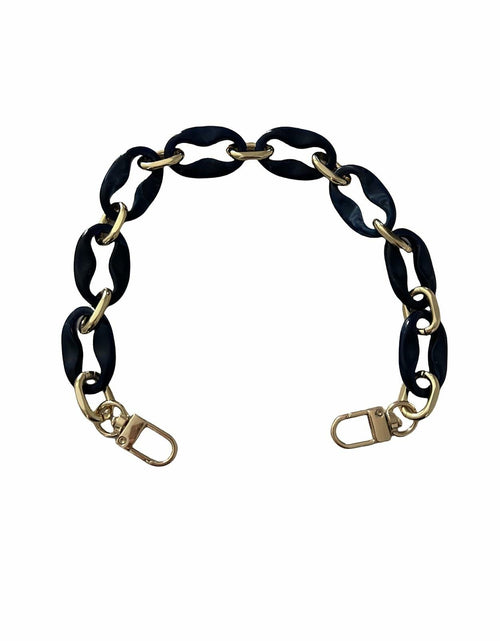 Load image into Gallery viewer, Amtvuzy Acrylic Resin Bag Handle Strap Purse Chain 40cm Brown

