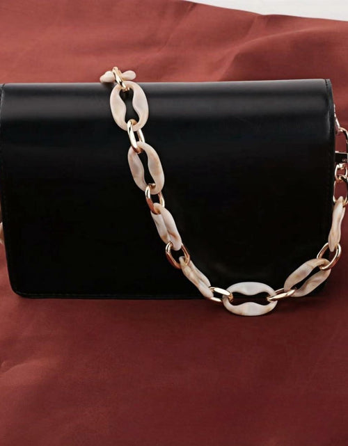 Load image into Gallery viewer, Amtvuzy Acrylic Resin Bag Handle Strap Purse Chain 40cm Brown
