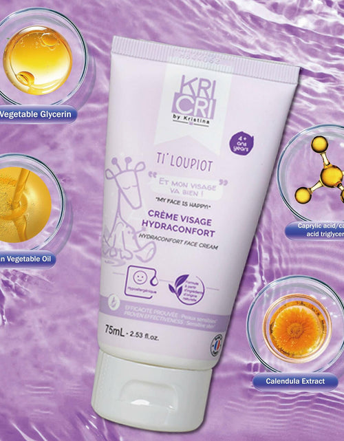 Load image into Gallery viewer, Kricri Children Face Moisturizer Plant Based for Dry Sensitive Skin
